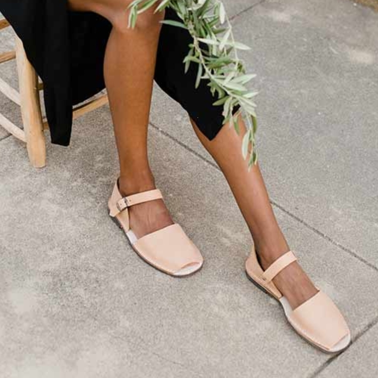 (預購)Pons Avarcas 手工皮革涼鞋(大人款) Frailera - Tan