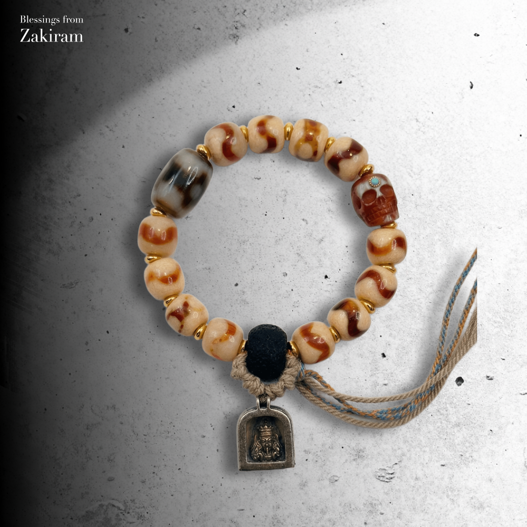 阿呆 虎牙天珠 手串