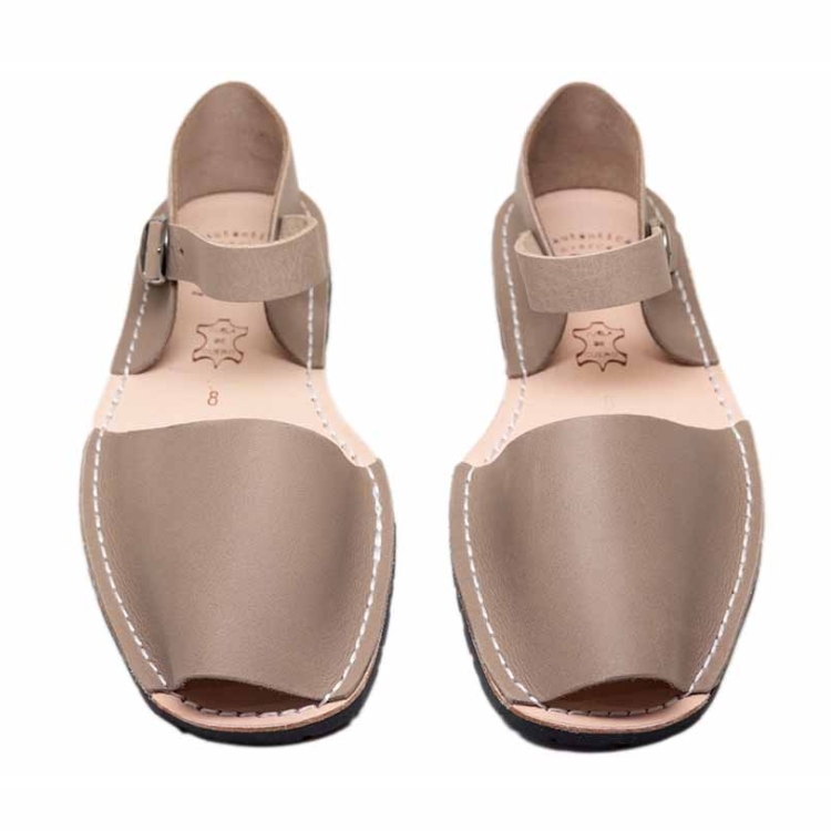 (預購)Pons Avarcas 手工皮革涼鞋(大人款) Frailera - Taupe