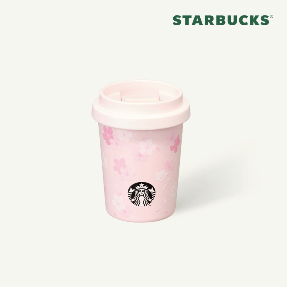 STARBUCKS SS Blooming Quinten Slide 真空不鏽鋼滑蓋隨行杯 — 237ml (8oz)