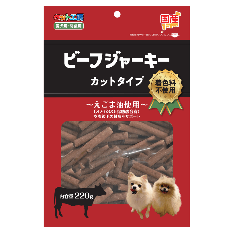PETLIBRARY 牛肉切條220g