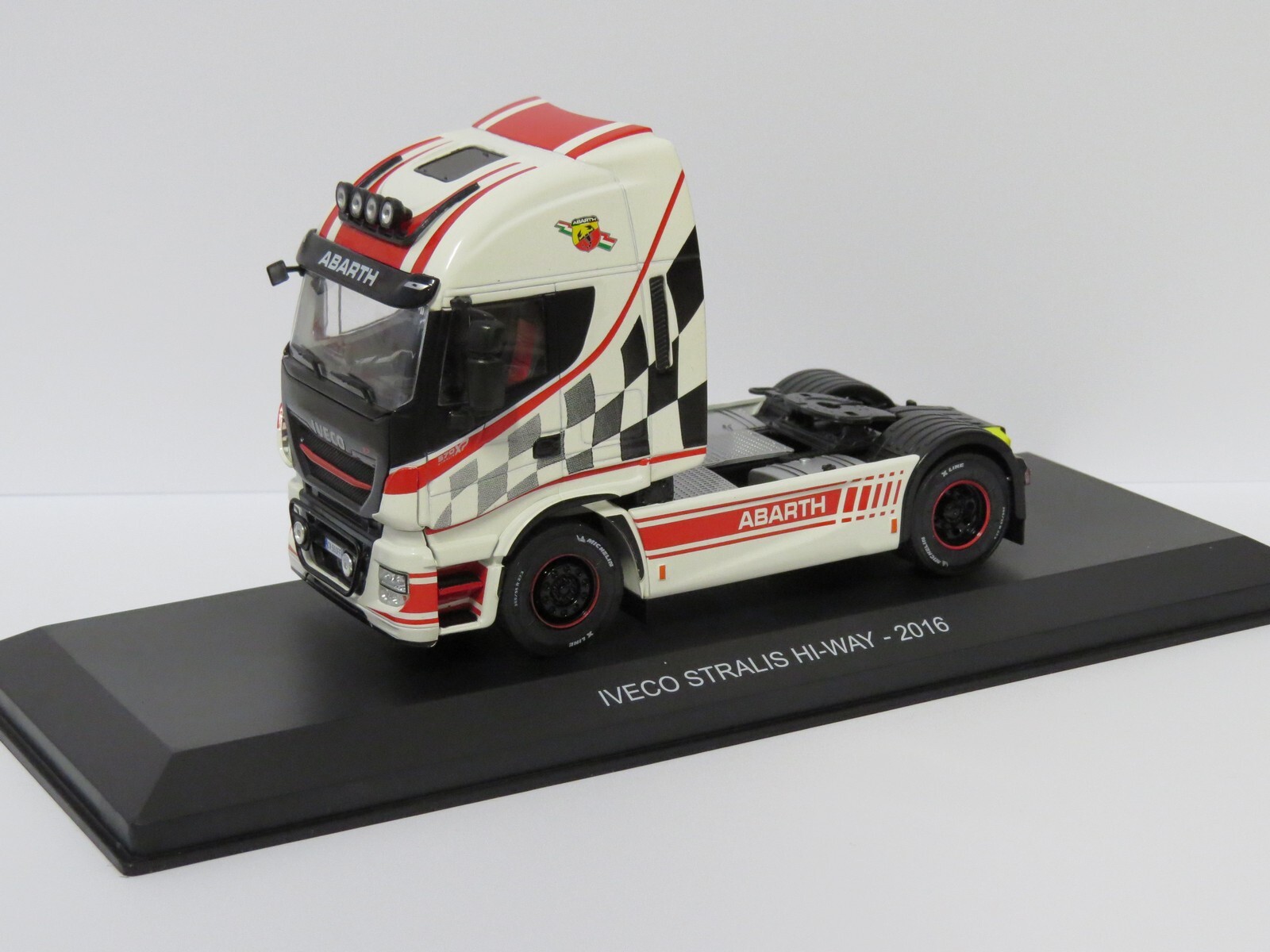 1/43 MAG Truck Tuning Collection - Iveco Stralis Hi-Way 2016 Abarth (White)  Blister Pack (G1470001)