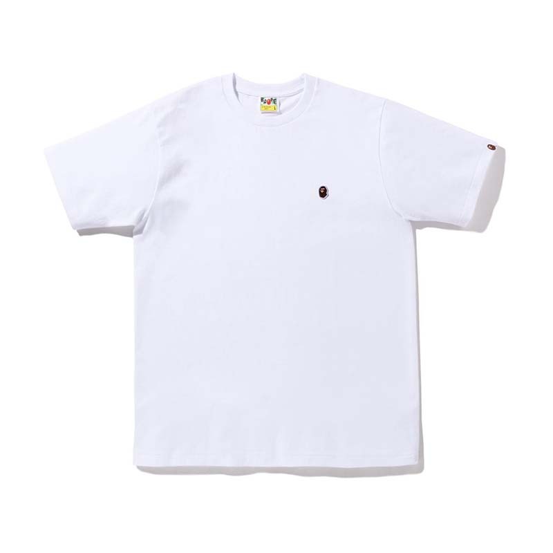BAPE Ape Head One Point Tee 小猿人頭 短袖 白色 BAPE-601CM [台灣現貨]