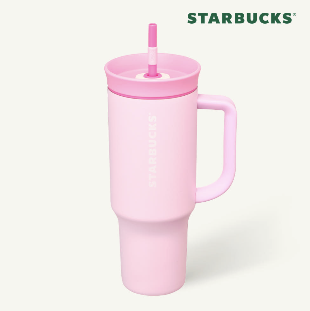 STARBUCKS x OWALA SS Heartful Travel Cold Cup 真空不鏽鋼吸管杯 — 1185ml (40oz)