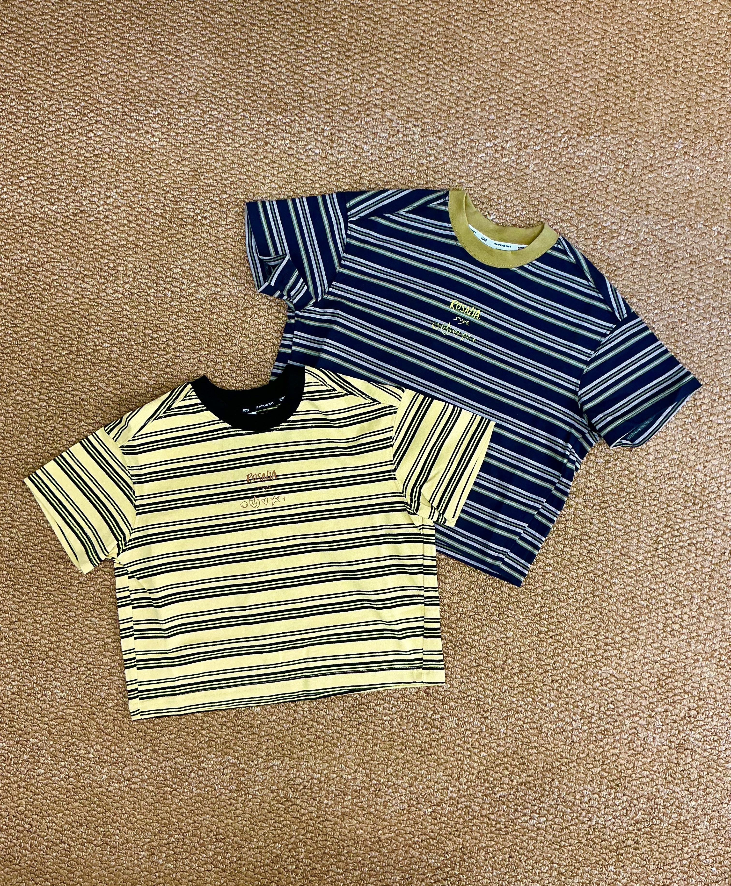 A04670設計師品牌印花條紋上衣