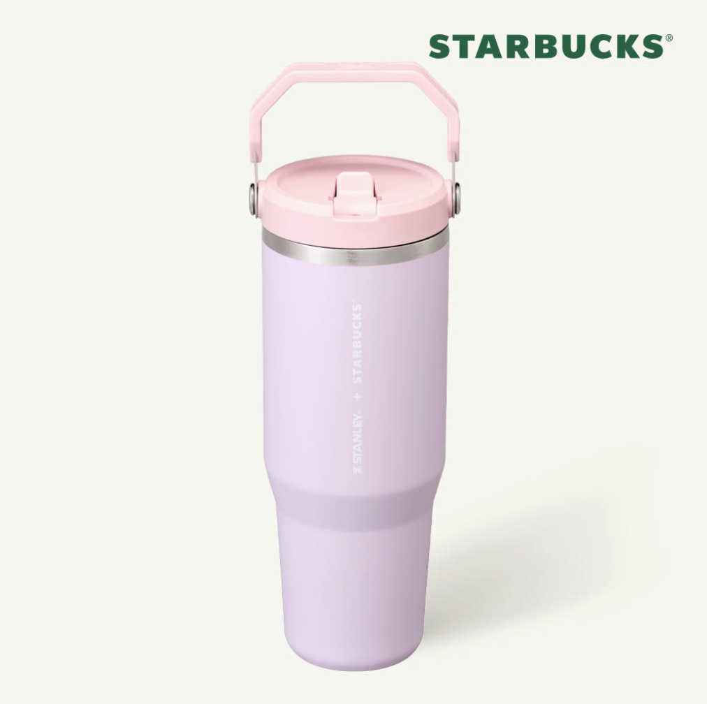 STARBUCKS x STANLEY SS Blooming Flow 真空不鏽鋼吸管杯 — 887ml (30oz)