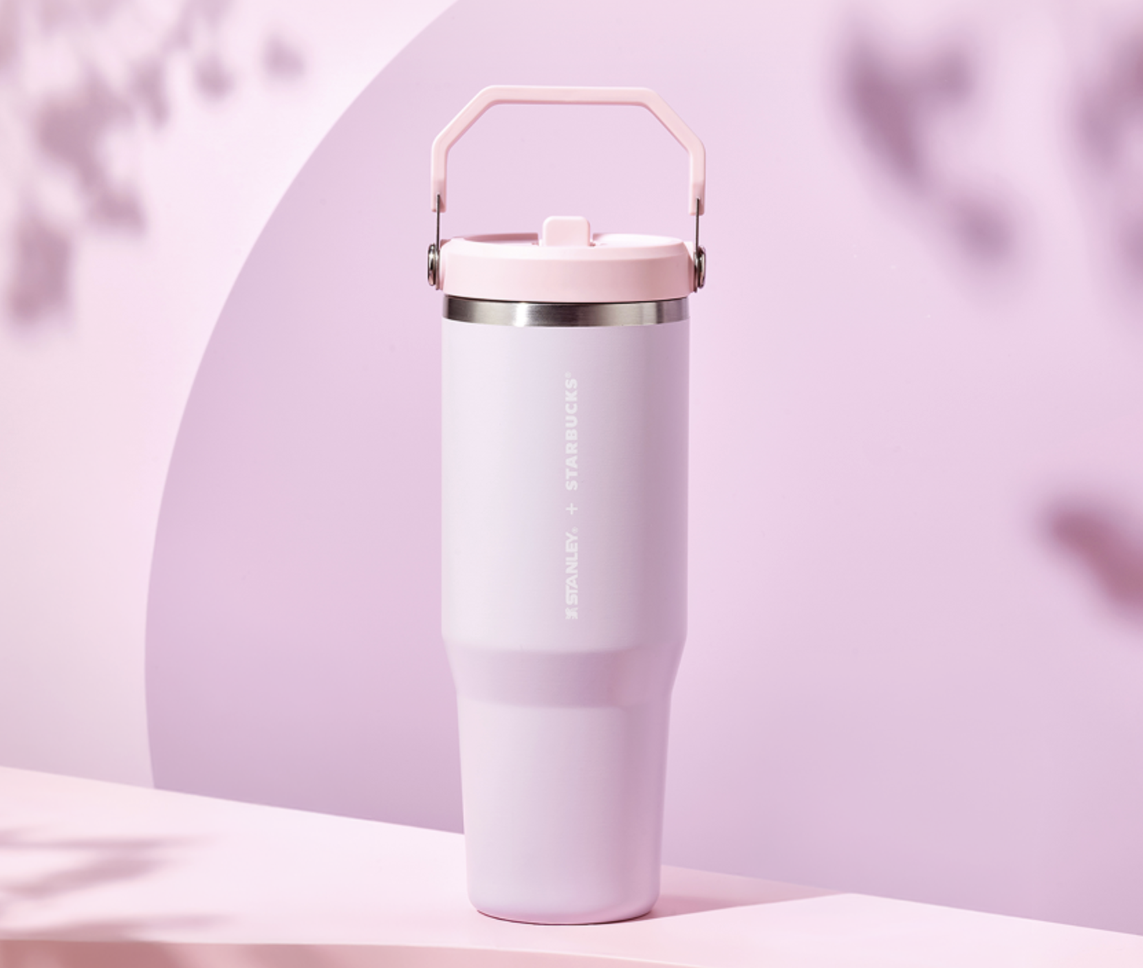 STARBUCKS x STANLEY SS Blooming Flow 真空不鏽鋼吸管杯 — 887ml (30oz)