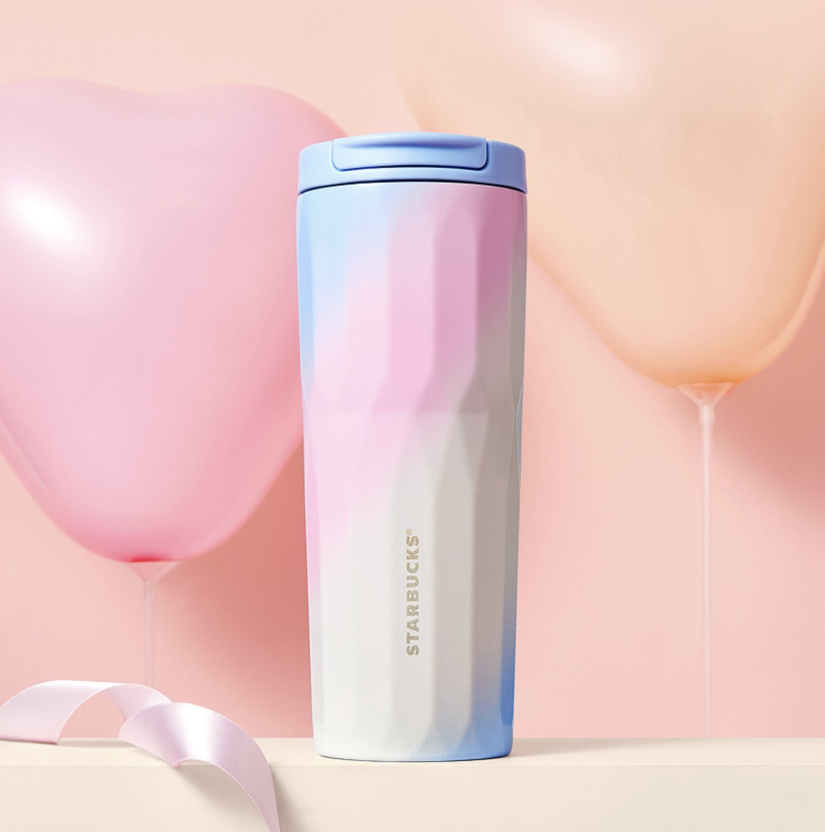 STARBUCKS SS Cotton Candy Alaska 真空不鏽鋼隨行杯 — 473ml (16oz)
