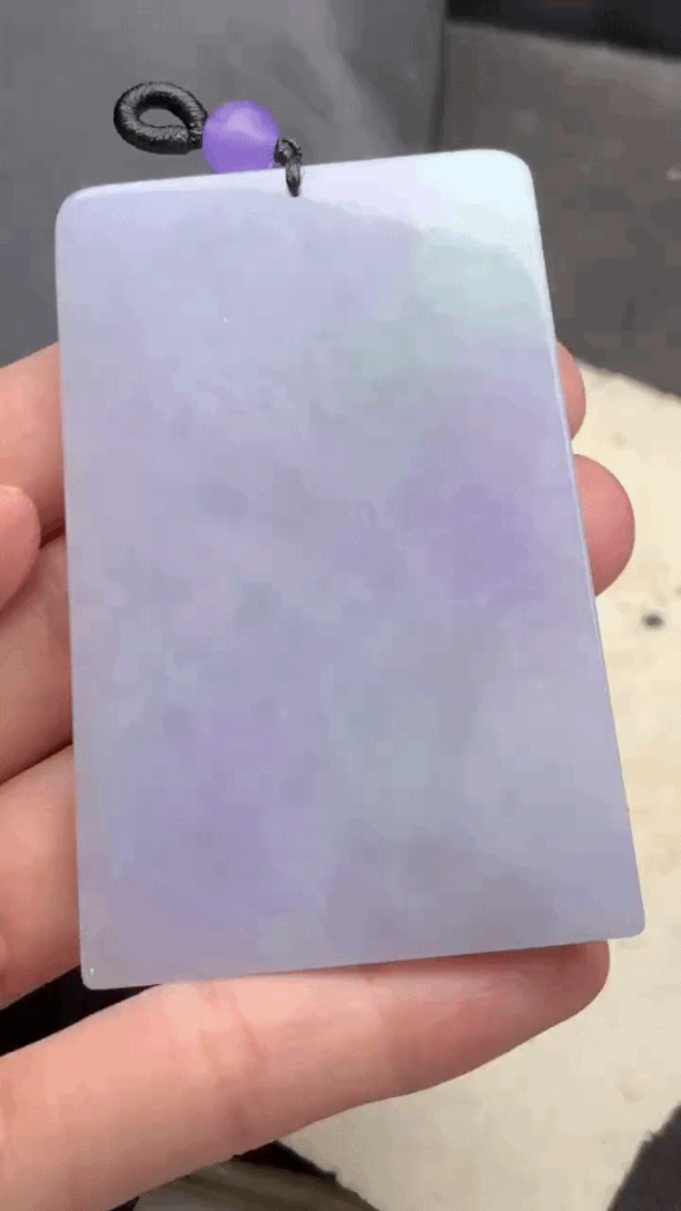 32045 翡翠紫羅蘭無事牌