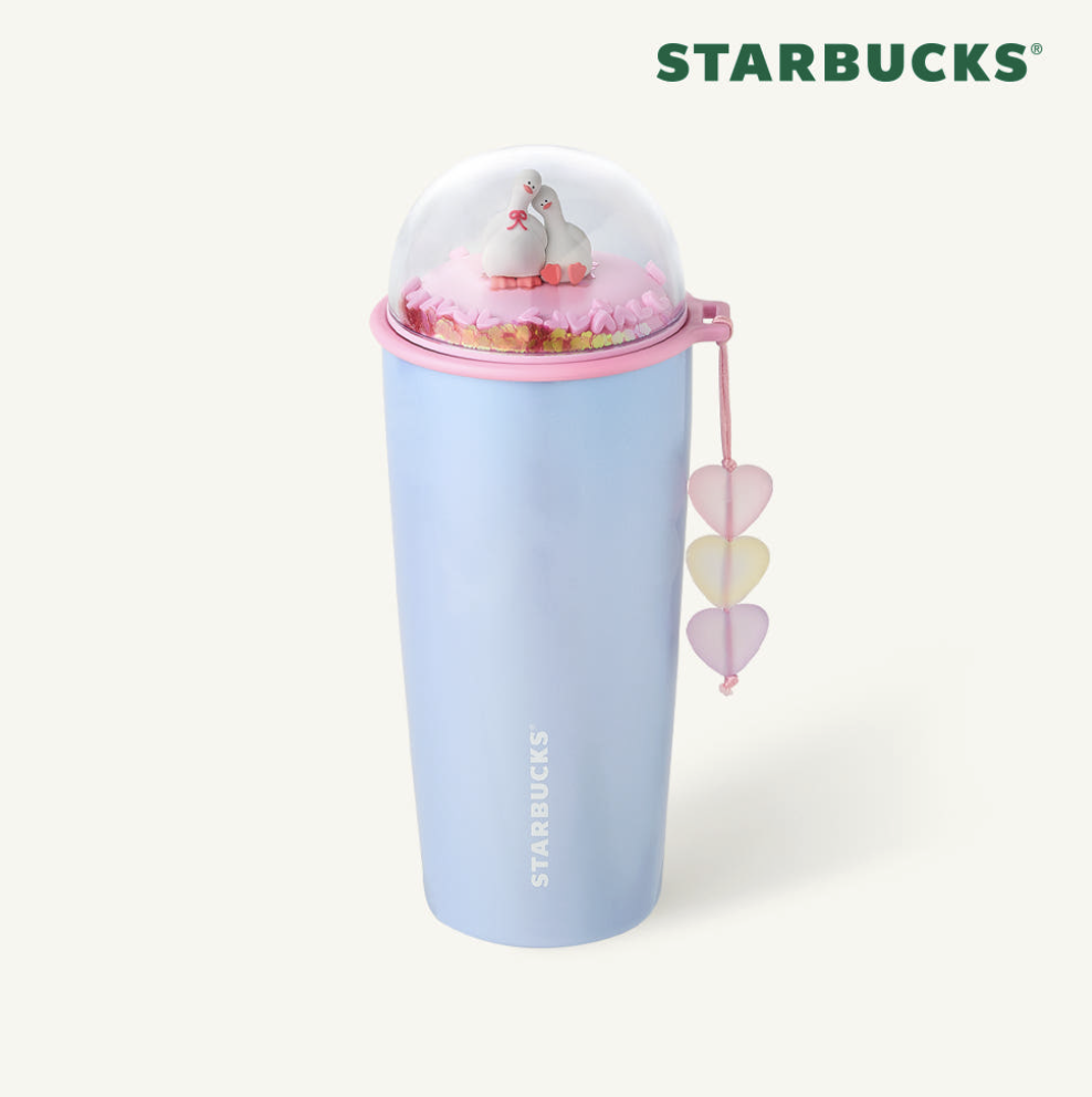 STARBUCKS SS Jelly Duck Dome 真空不鏽鋼造型隨行杯 — 473ml (16oz)