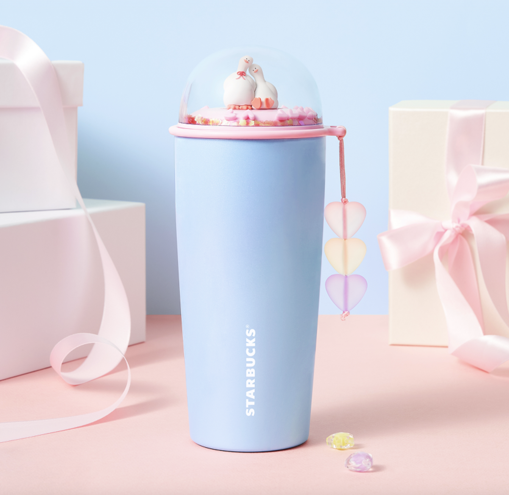 STARBUCKS SS Jelly Duck Dome 真空不鏽鋼造型隨行杯 — 473ml (16oz)