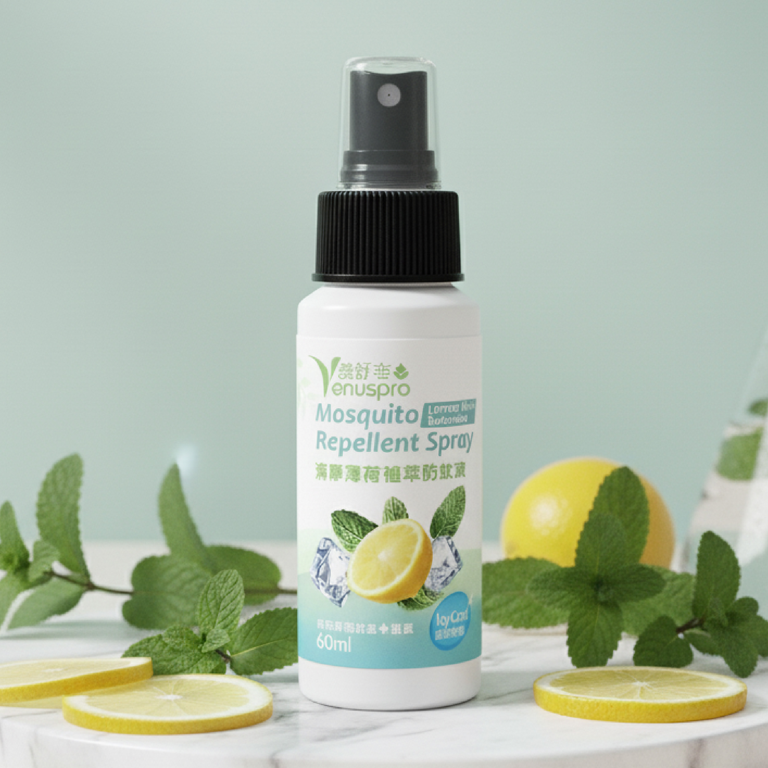 Dung Dịch Chống Muỗi Chanh Bạc Hà – 60ml