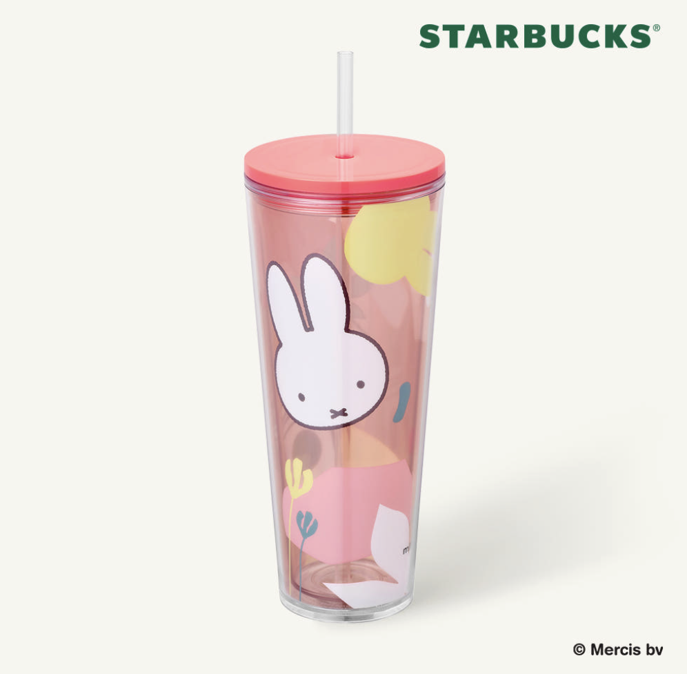 STARBUCKS x Miffy Forever 聯名大容量冷飲吸管杯 — 710ml (24oz)