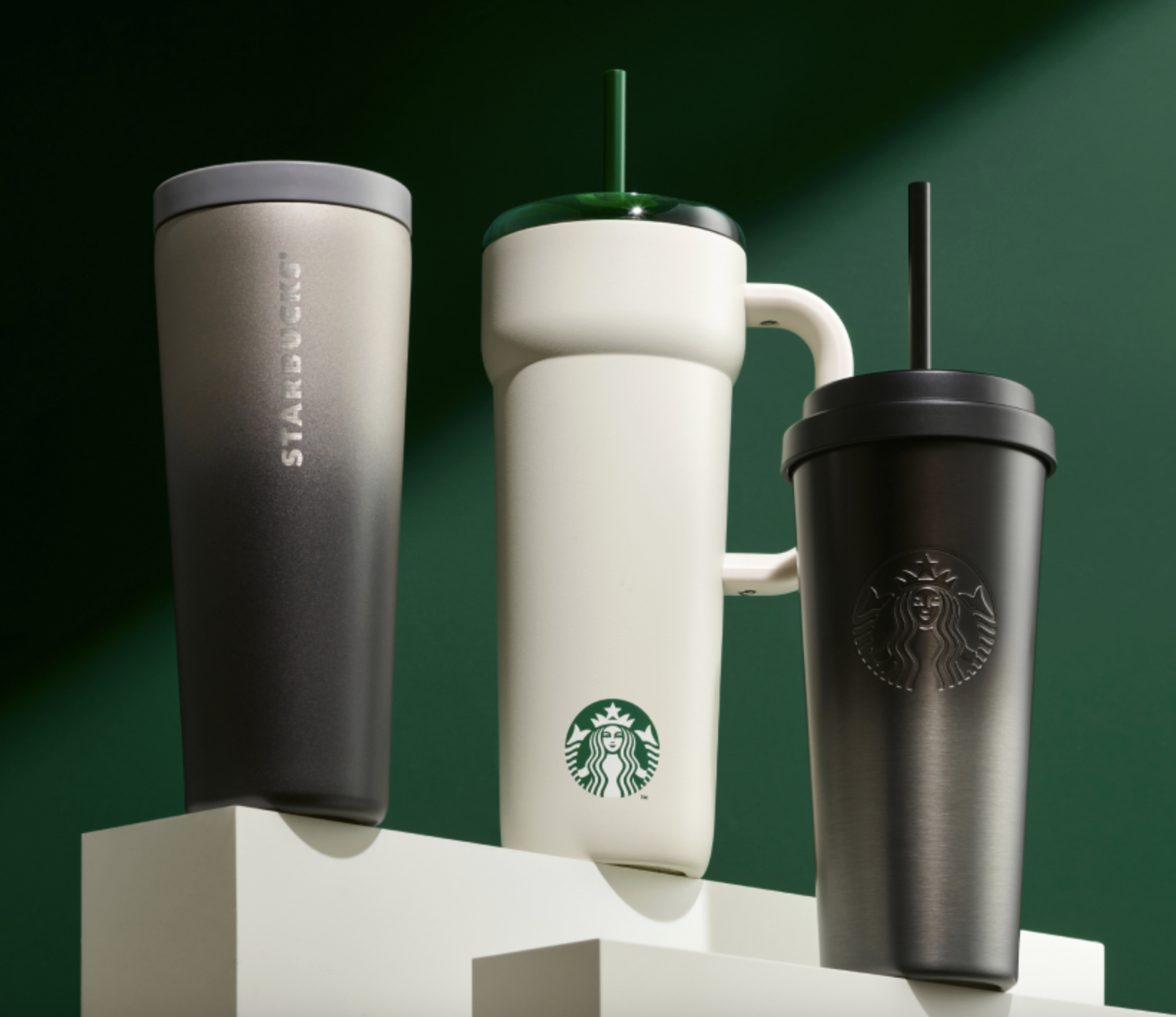 STARBUCKS SS Signature Quinten 真空不鏽鋼冷飲吸管杯 — 591ml (20oz)