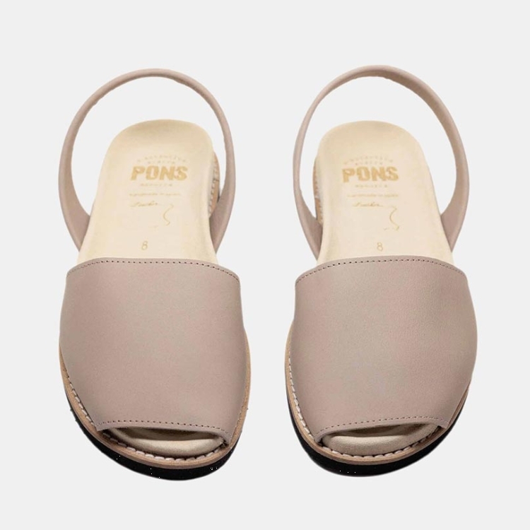 (預購)Pons Avarcas 手工皮革鞋墊設計涼鞋(大人款) Classic Anatomic - Taupe