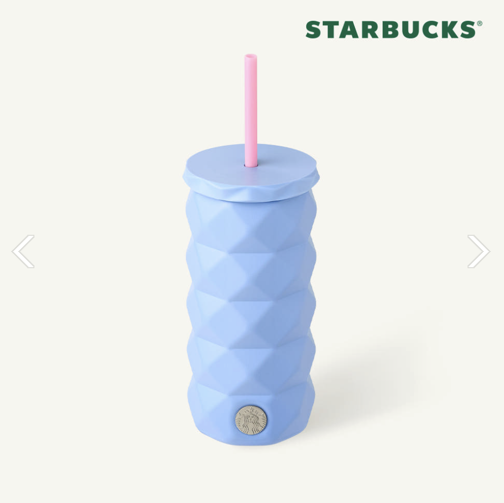STARBUCKS SS Cotton Candy Nanas Blue 真空不鏽鋼隨行杯 — 444ml (15oz)