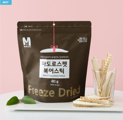 Matroos - Alaskan Pollock Strips 80g
