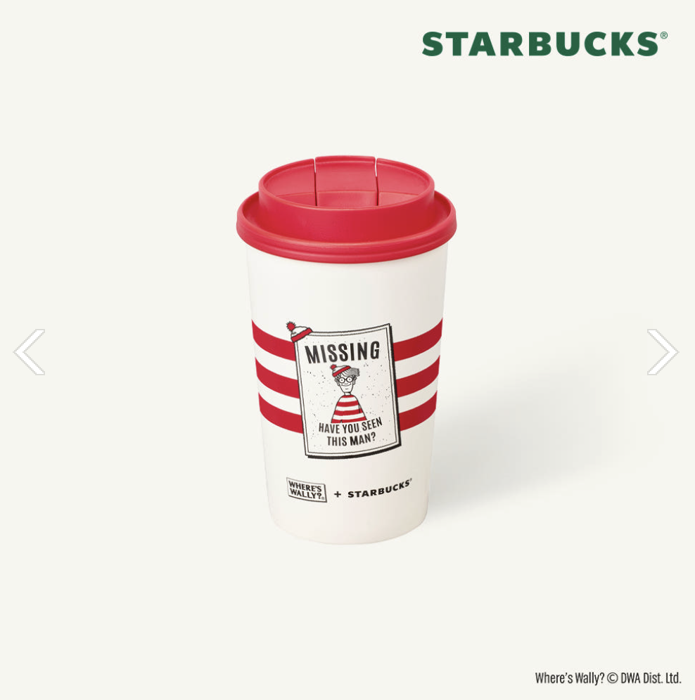 STARBUCKS SS Joyful Wally JDN 真空不鏽鋼隨行杯 — 355ml (12oz)