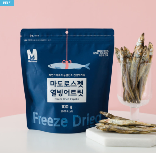 Matroos - Capelin Medium Pack 100g