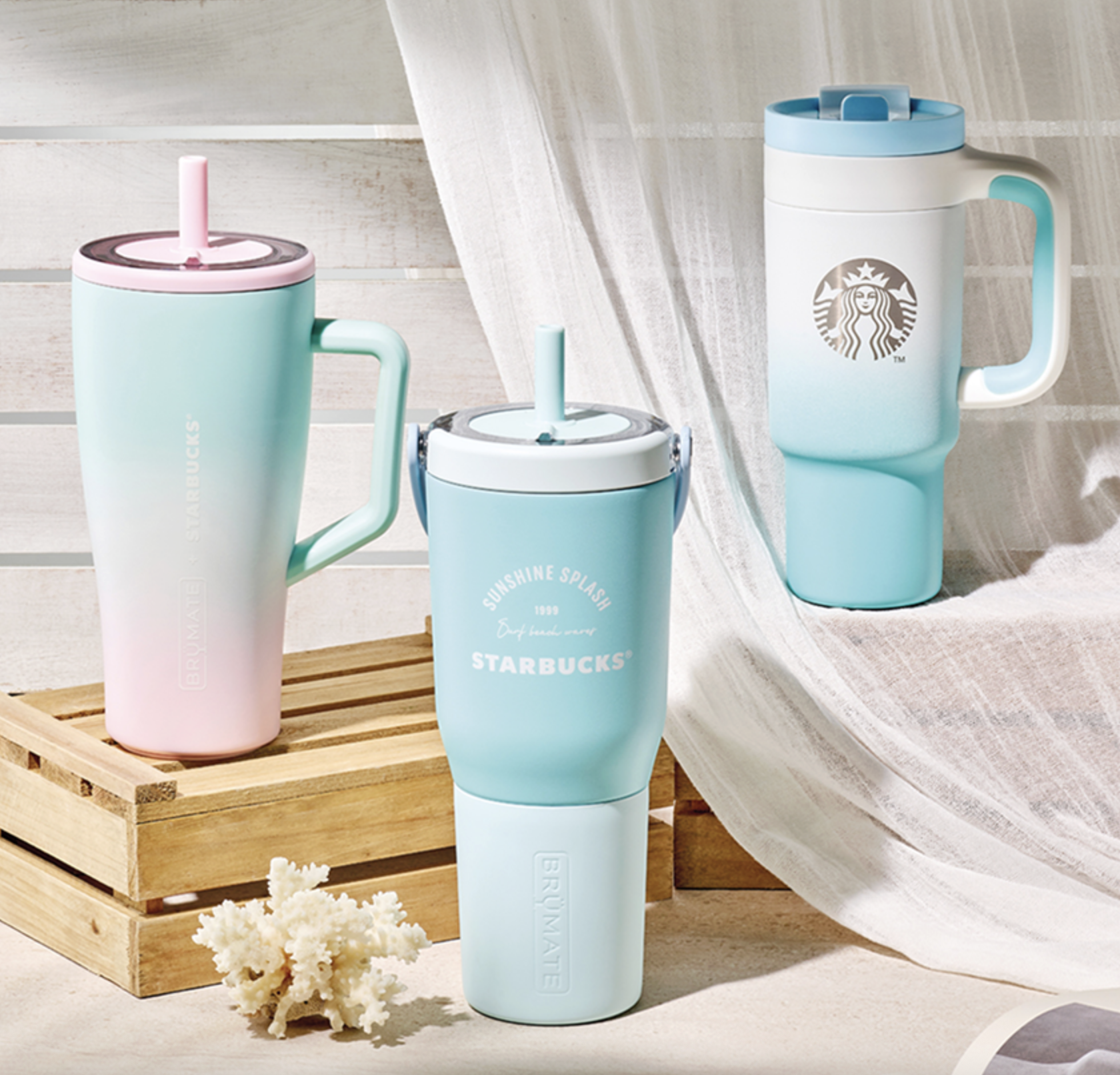 STARBUCKS x Brewmate SS Surf Beach Lessa 真空不鏽鋼隨行杯 — 887ml (30oz)