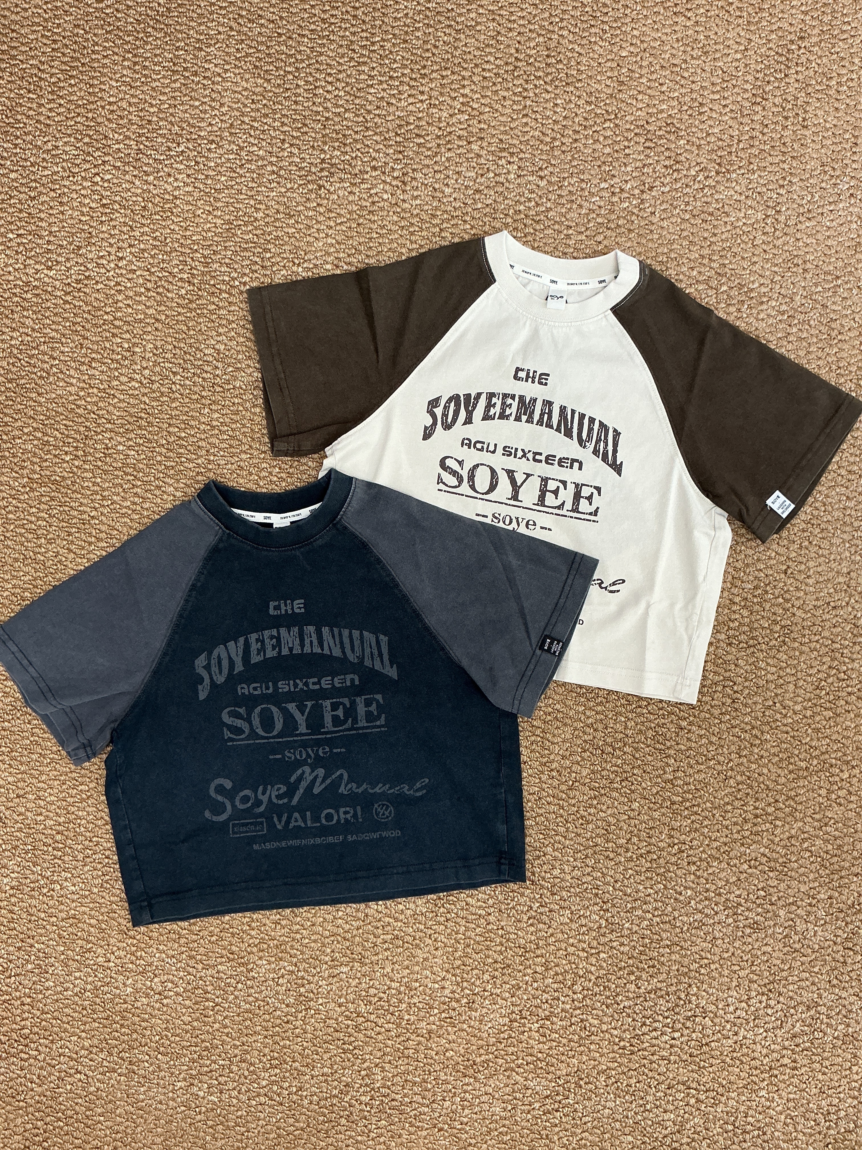 A04676設計師品牌字母印花上衣