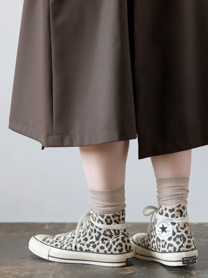 [連線優惠] 靴下屋 微透感亮絲羅紋襪