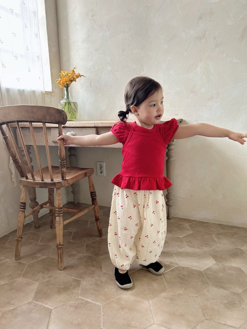 正韓夏azalea 嫩嬰/小童三色棉花糖1+1兩件組上衣