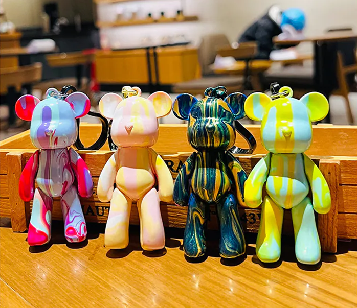 加油文具 DIY 流體熊丙烯顏料套裝 (SF2603)：展示流體藝術的正念練習與色彩療癒過程，適合社工帶領青少年情緒管理工作坊或員工福利採購。