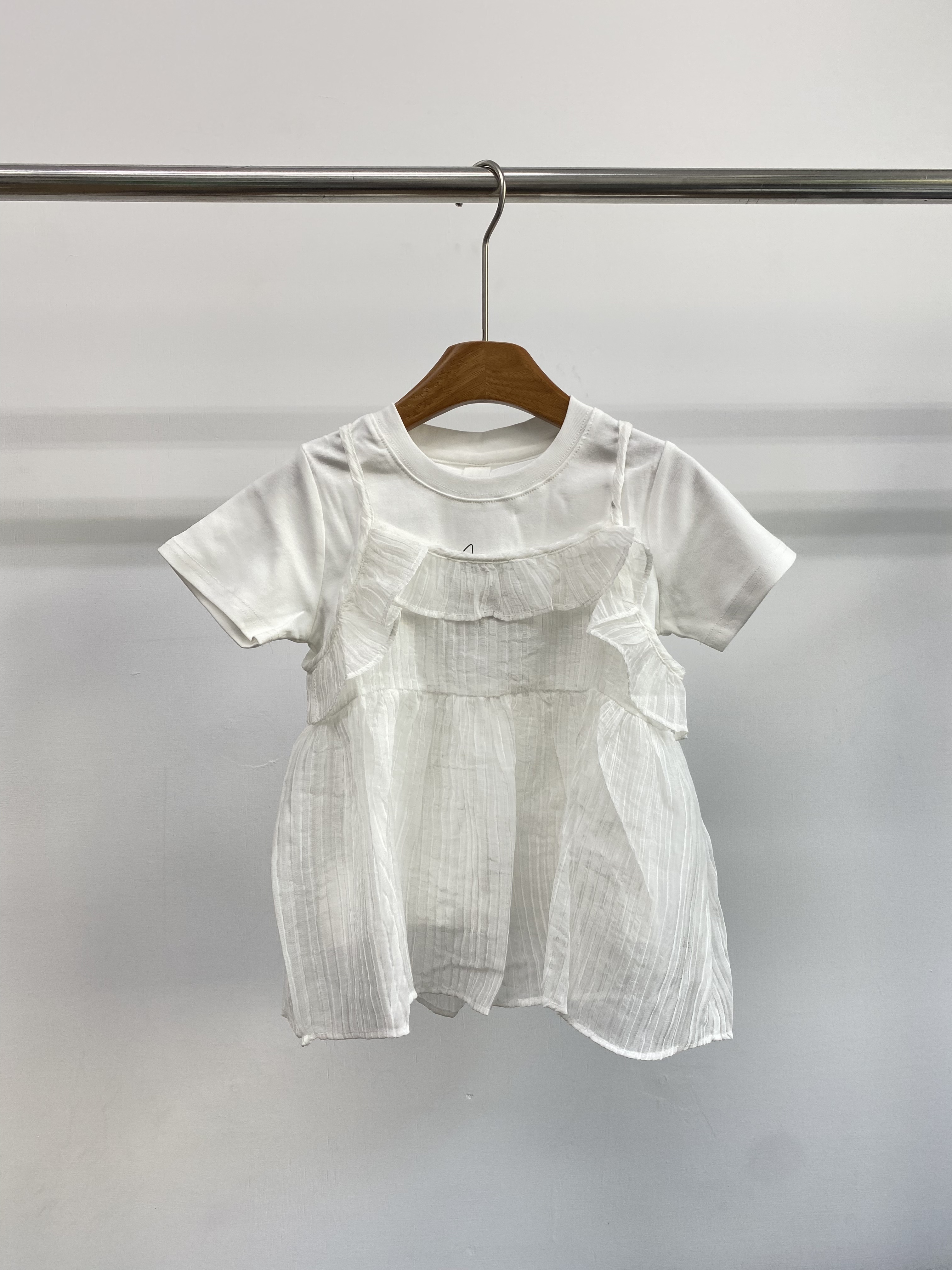 A04677吊帶紗裙兩件式套裝