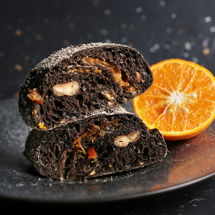 茂谷柑焙茶歐式麵包