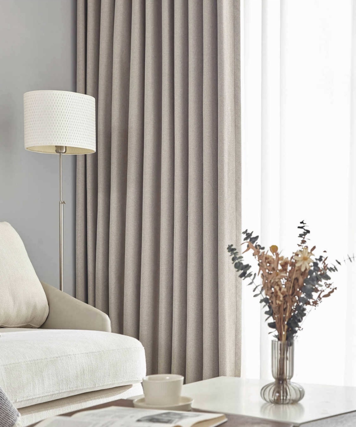 【趟簾】韓摺高溫定型全遮光布