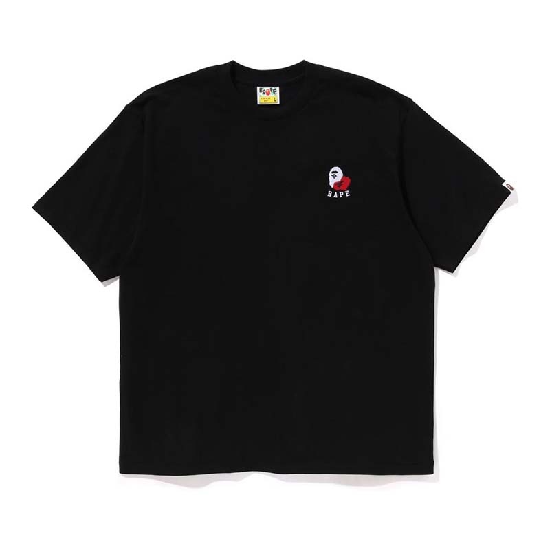 BAPE Ape Head 2 Point Tee 愛心小猿人頭 短袖 黑色 BAPE-610CM [台灣現貨]