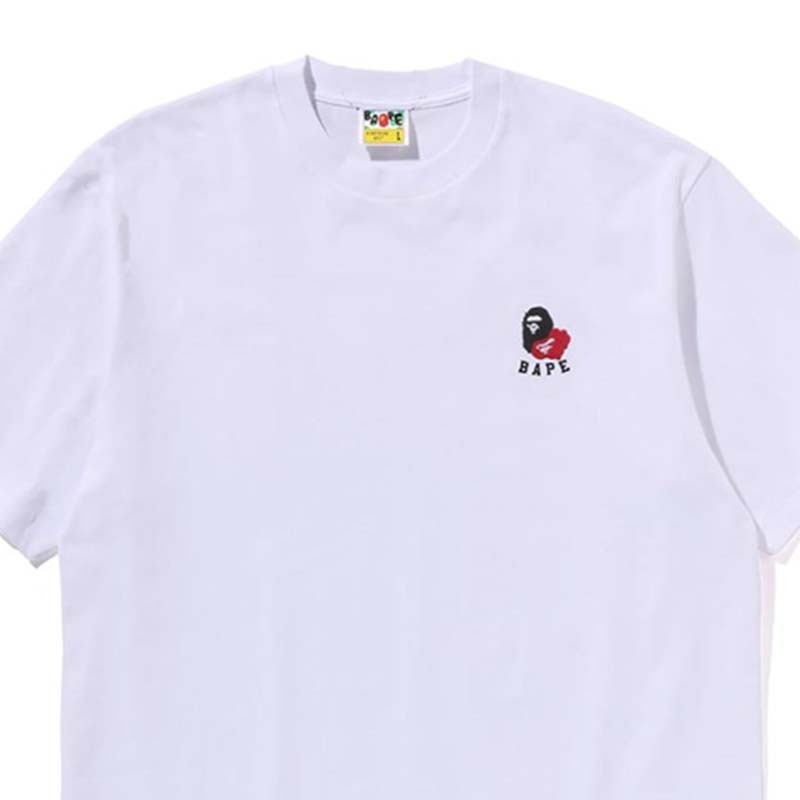 BAPE Ape Head 2 Point Tee 愛心小猿人頭 短袖 白色 BAPE-611CM [台灣現貨]
