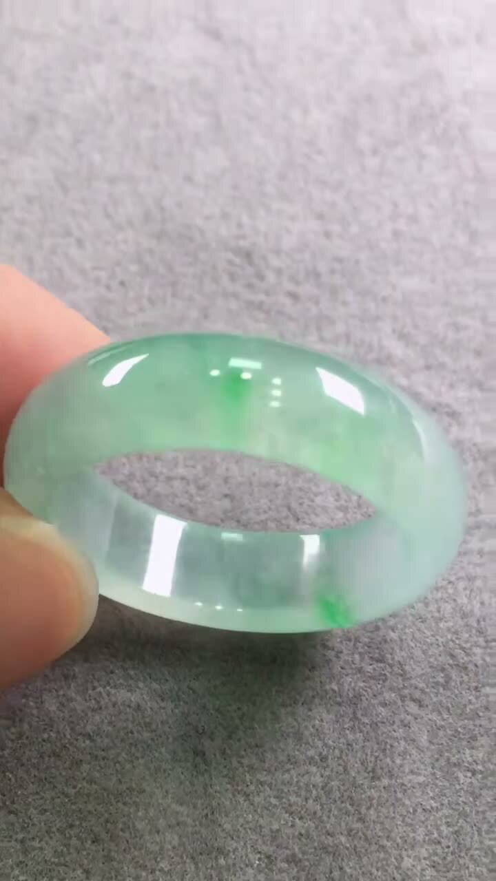 翡翠玉戒指,天然翡翠A玉, 緬甸玉, Jade, Jadeite