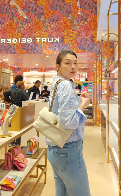 英國代購 (獨立訂單)--KG Kurt Geiger KEW BAG（MEDIUM BAG）羊皮