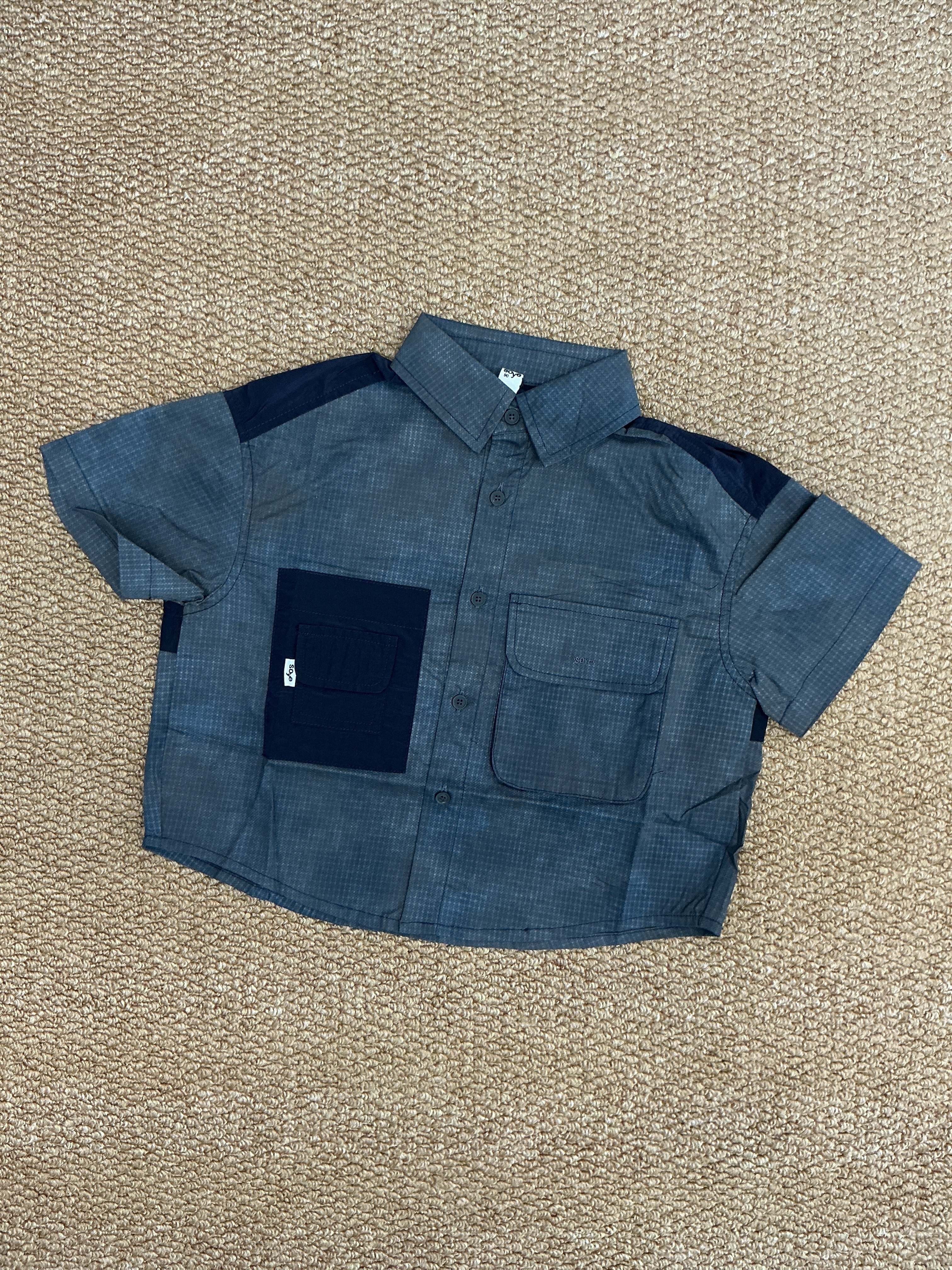 A04686設計師品牌速乾暈染襯衫