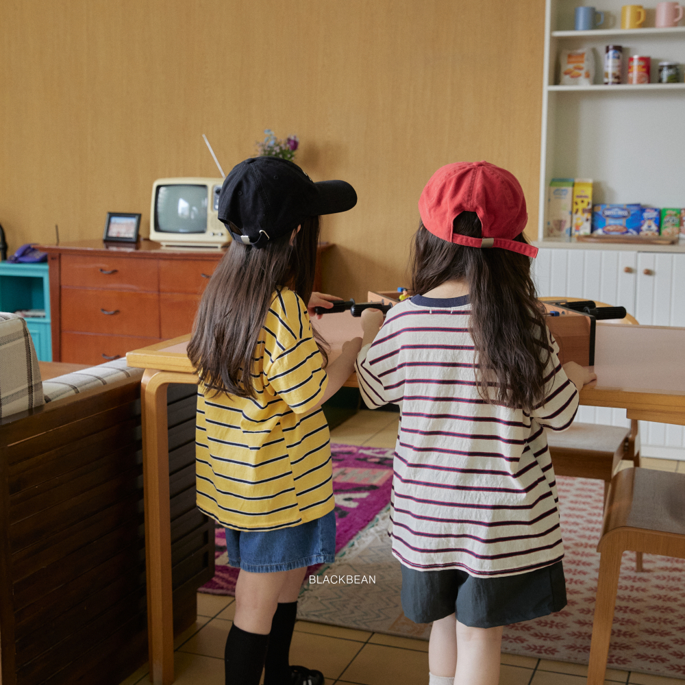 90-120 BLA 雙色條紋上衣 2色