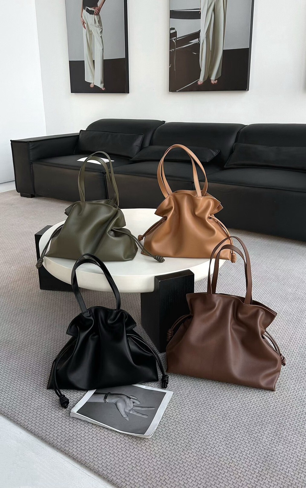 96309大號牛皮福袋包