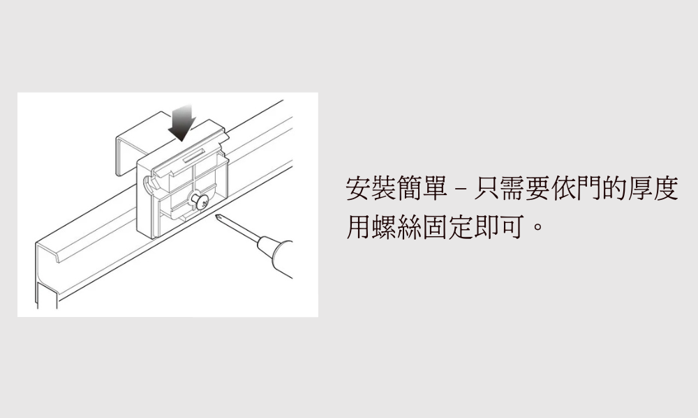《AUX》日本製不鏽鋼三段式廚櫃門掛式毛巾架(白色)