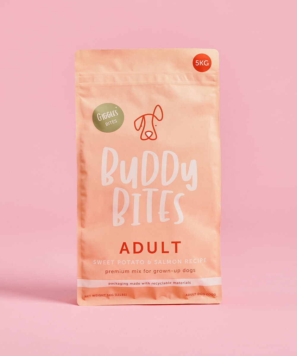 Buddy Bites 成犬三文魚甜薯乾狗糧 2KG