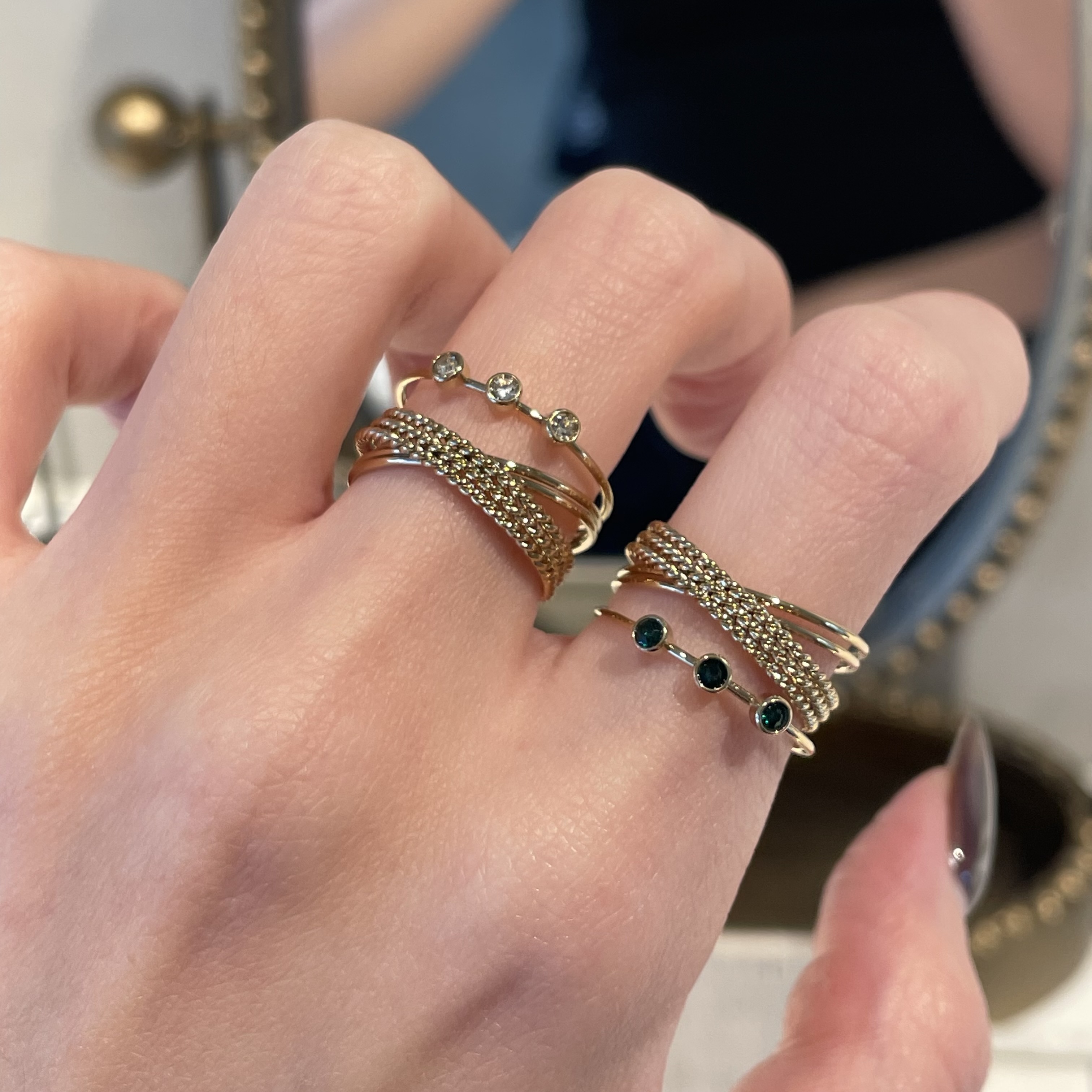 BOHM PARIS-Oxydes戒指