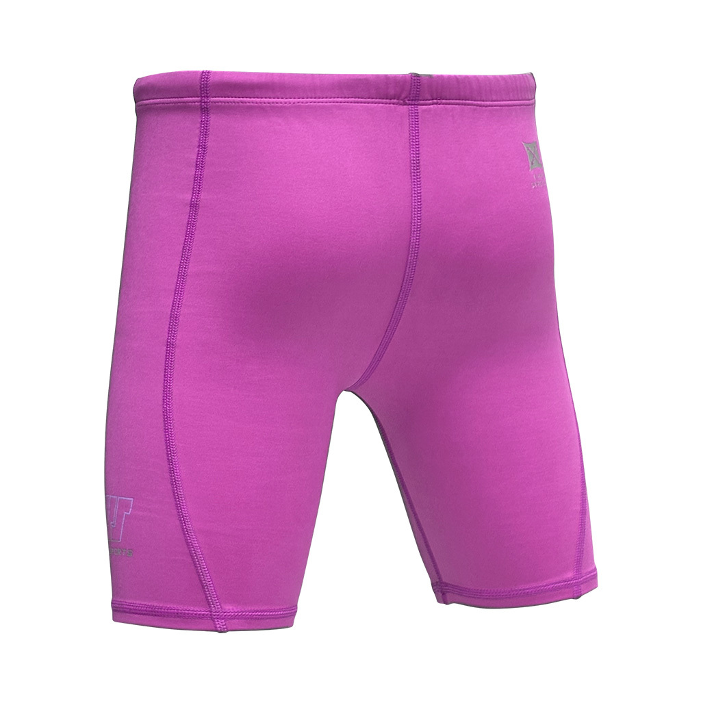 1mm 兒童四向拉伸抓毛游泳保暖短褲 - 粉紅