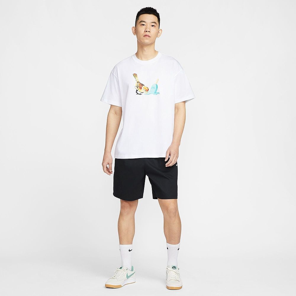 NIKE 短T AS U NK SB TEE M90 OC ICE CREA 白 印花 短袖 男 HJ0819-100