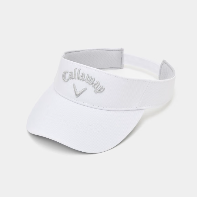 Callaway 經典款斜紋遮陽中空帽 (女款)日本代購