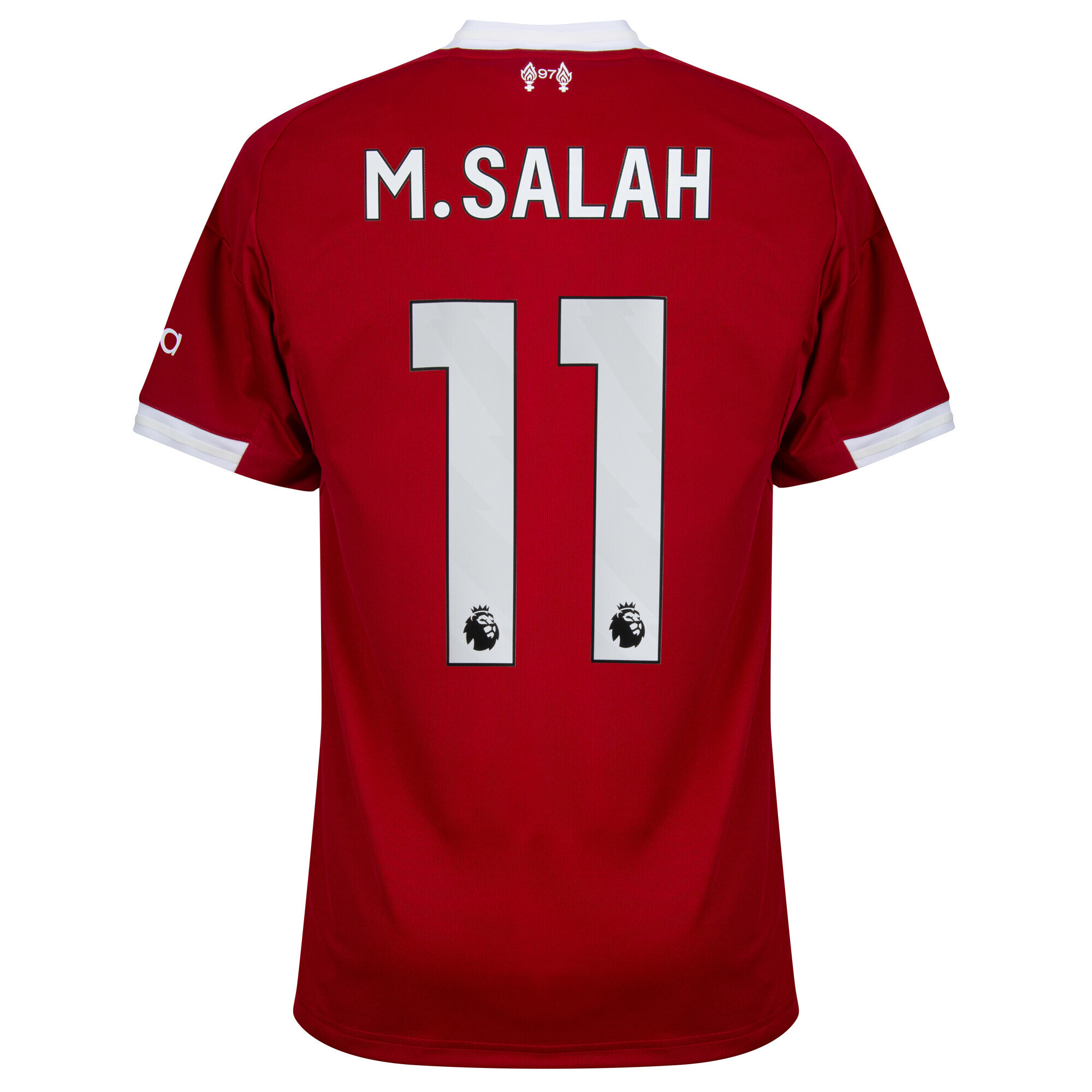 2025 Liverpool Home Shirt with 11 M.SALAH & Patch
