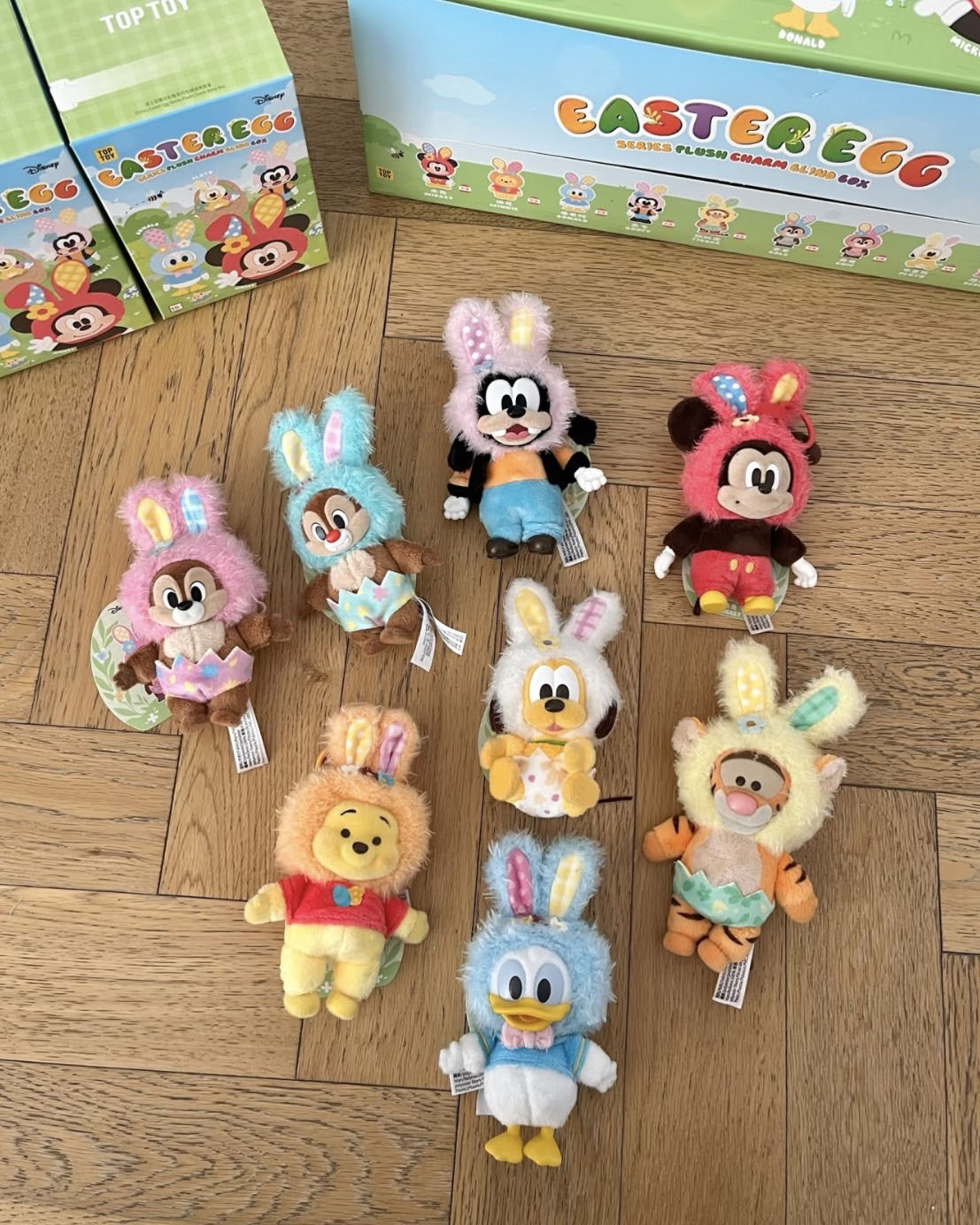 DISNEY 迪士尼 正版授權 春日彩蛋系列 復活節 吊飾 鑰匙圈 盲盒 / 預購