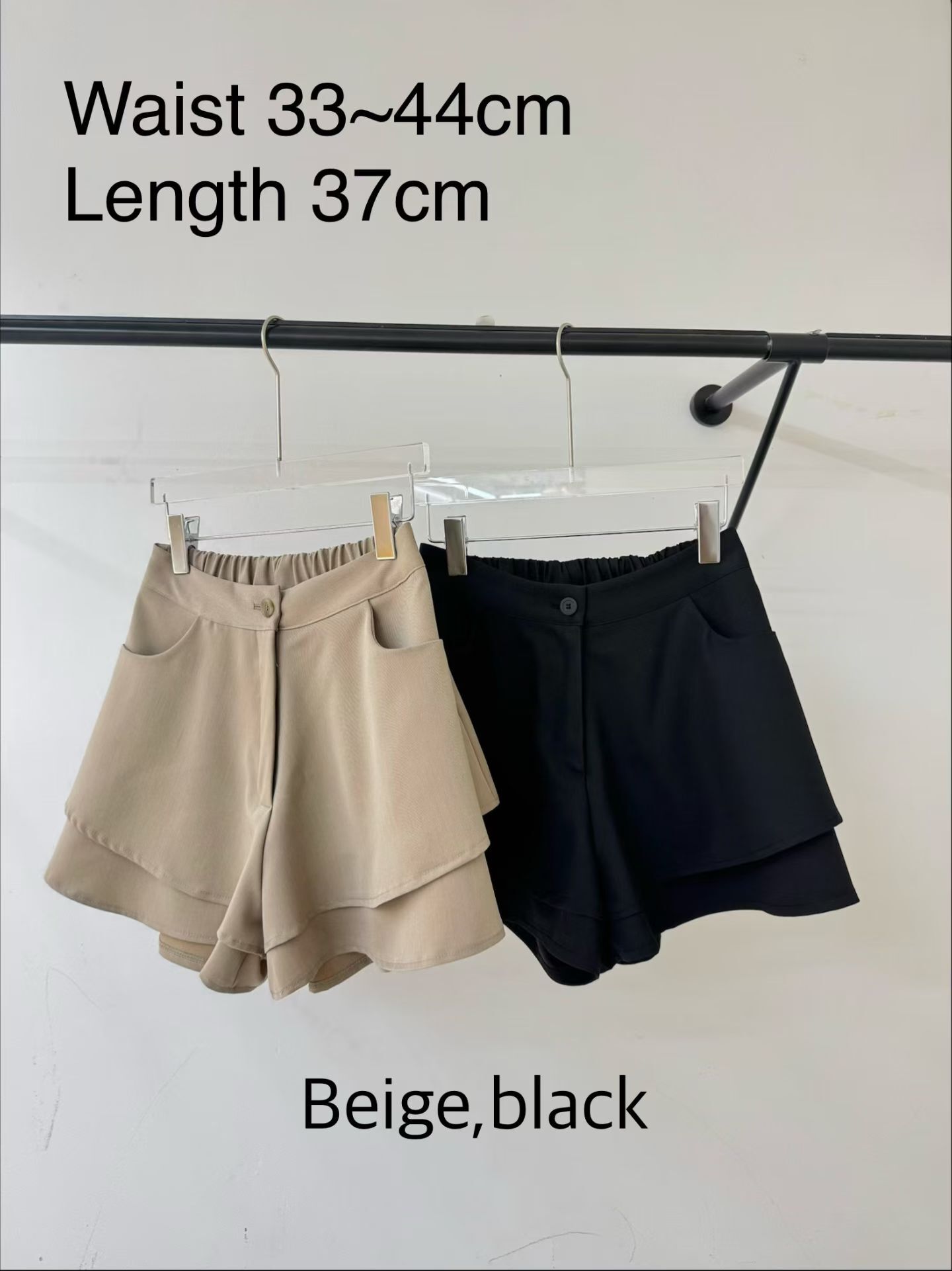 MG6005 後橡根A字雪紡短褲