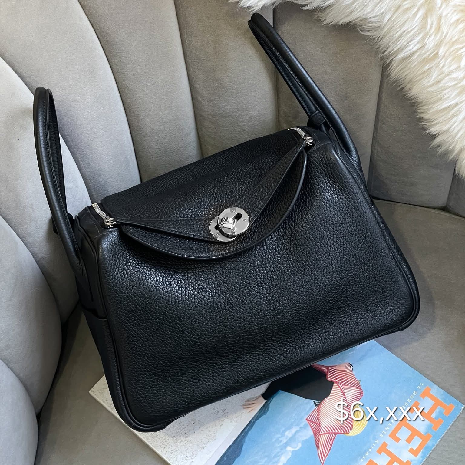 Preloved Lindy 26  TC Leather Black PHW  HK$6x,xxx  (HK$2,000 即時落訂)