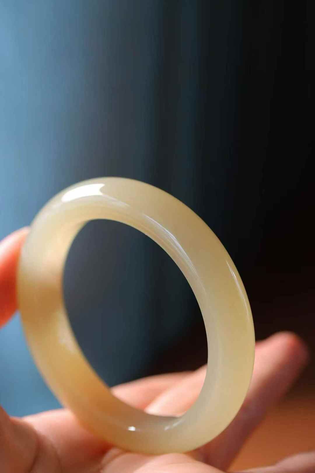 和田玉冰糖和田玉手鐲,天然和田玉軟玉