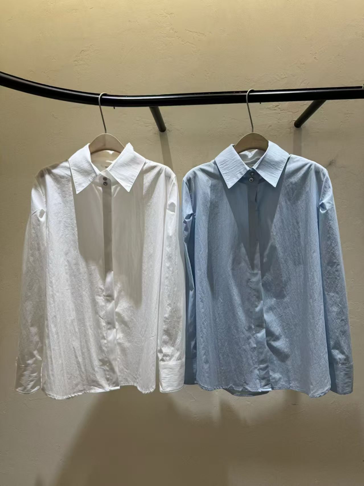 WJ6042 開翻領襯衫上衣